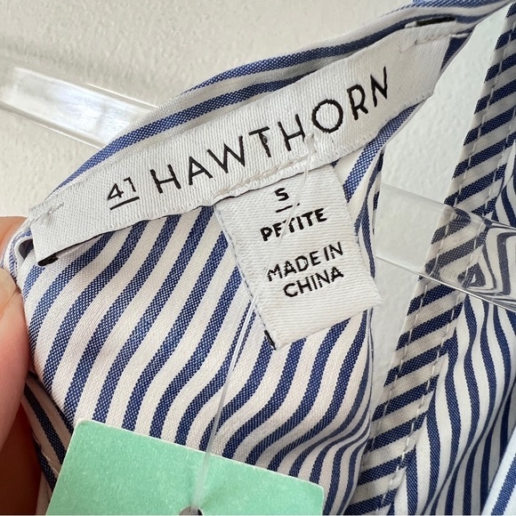 Stitchfix 41 Hawthorn Kerrianne Tie Back Halter Top NWT - Picture 8 of 12